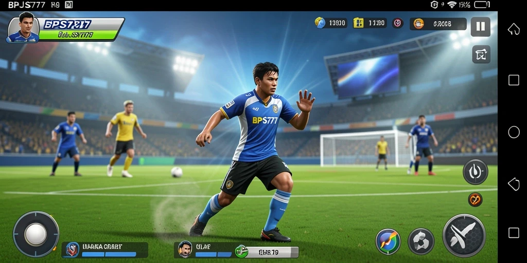 Tampilan menarik gameplay BPJS777 dengan aspek olahraga yang mendebarkan.