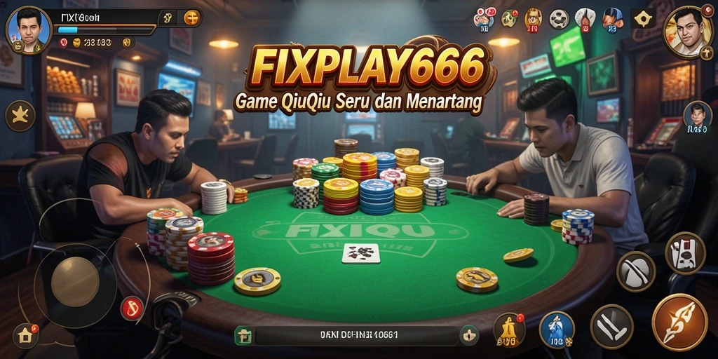 Tampilan gameplay FIXPLAY666 penuh aksi QiuQiu yang seru.