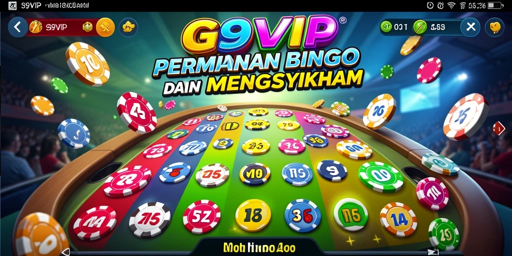 Tampilan gameplay seru dari G9VIP yang penuh warna.