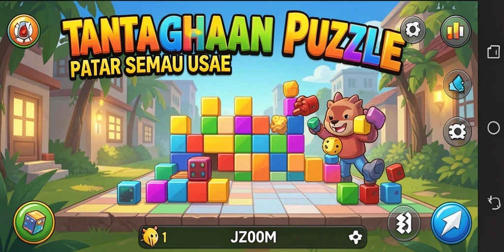 Tampilan menarik dari gameplay J200M yang seru dan menantang.