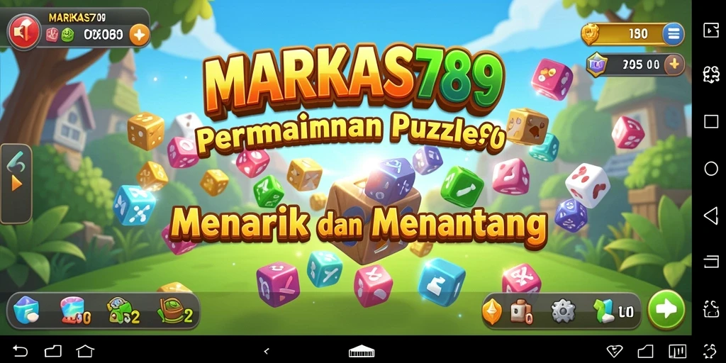 Tampilan gameplay menantang dalam MARKAS789, penuh teka-teki menarik.
