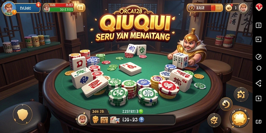 Screenshot gameplay QiuQiu yang seru dan menantang di ORCA128.