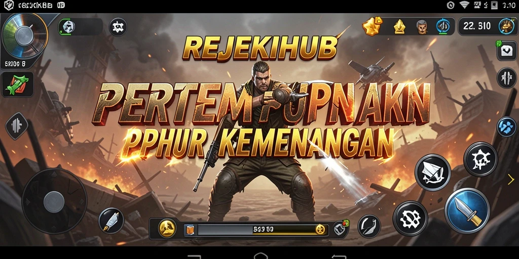 Tampilan pertarungan mendebarkan di arena REJEKIHUB.