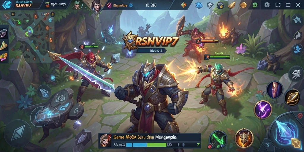 Tangkapan layar gameplay RSNVIP7 yang menampilkan aksi bertempur yang seru.