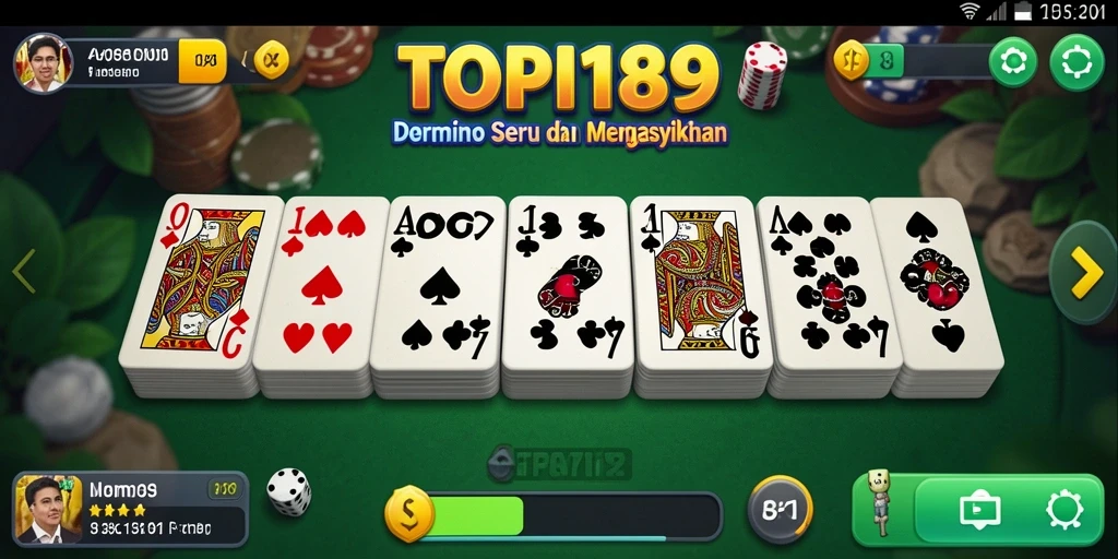 Tangkapan layar gameplay seru dari TOPI189.