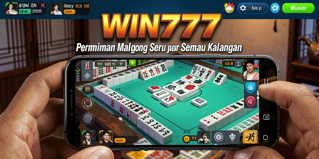 Screenshot WIN777 menampilkan gameplay Mahjong yang mengasyikkan dan interaktif.