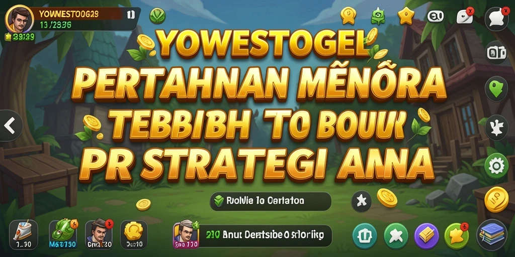 Gameplay seru YOWESTOGEL yang menampilkan pertahanan menara yang menantang.