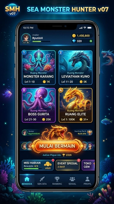 Proses pengunduhan aplikasi di v07 yang cepat dan efisien.